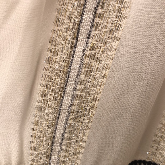 Anthropologie X Verb by Pallavi Singhee Sequin Embroidered Metallic Dress S NWT - Picture 8 of 14